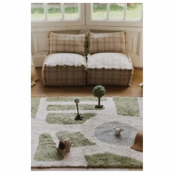 Enfant Lorena Canals Pouf Tartan |