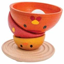 Plan Toys Jouets D'Éveil|Poule à empiler en bois