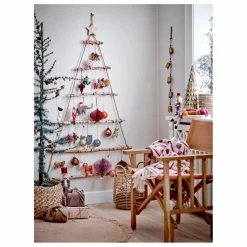 Bloomingville Mini Poupée Elfe fille en coton et lin Multicolore New