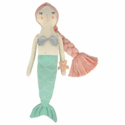 New Meri Meri Poupée Sirène en coton bio Multicolore