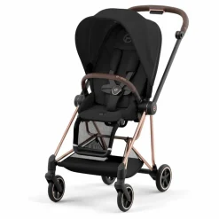 Discount Cybex Poussette 2eme âge Mios châssis rose gold | Noir