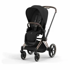 Sale Cybex Poussette évolutive Priam châssis rose gold | Noir
