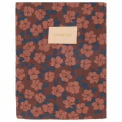 Nobodinoz Protège carnet de santé Hyde Park Maroon Poppies | Brique New
