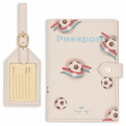 Enfant Konges Sløjd Protège passeport et étiquette bagage Kick It |