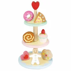 Le Toy Van Présentoir à gâteaux et ses accessoires