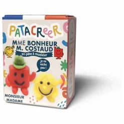 Patacréer Pâte à modeler Mme Bonheur et Mr Costaud Multicolore Outlet