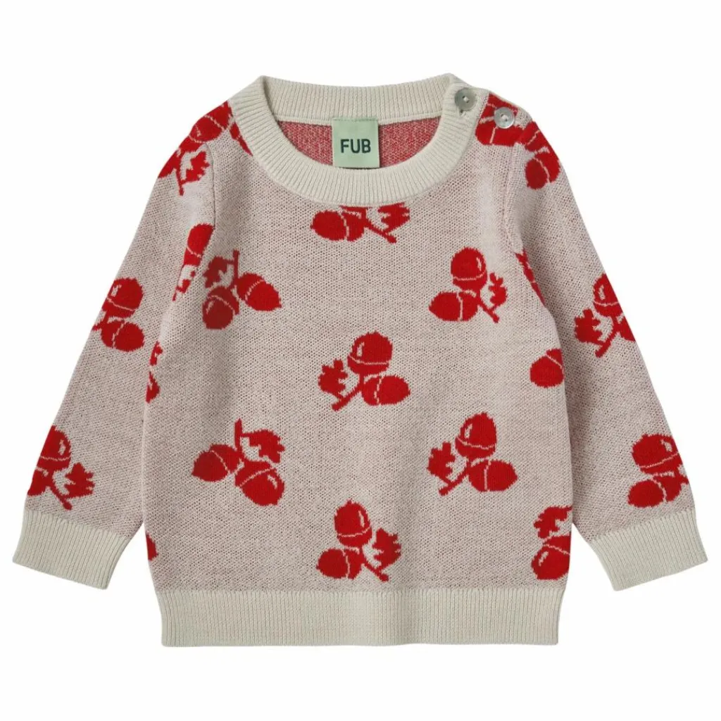 FUB Pull Acorn Maille Fine Laine Mérinos Bébé | Ecru Outlet