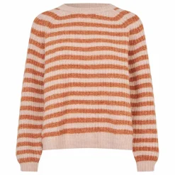 Lollys Laundry Pull Bina Rayé | Orange Rouille Hot