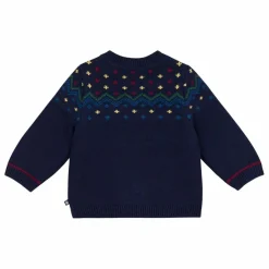 Petit Bateau Pull Bords-Côtes Jacquard Laine |