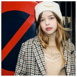 Enfant Zadig & Voltaire Pull Boutonné Ailes Laine |