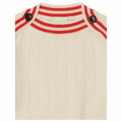 FUB Pulls, Gilets|Pulls, Gilets|Pull Boutons Zigzag Maille Fine Laine de Mérinos |