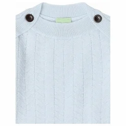 FUB Pull Boutons Zigzag Maille Fine Laine de Mérinos |