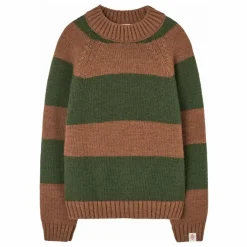 Enfant The Animals Observatory Pull Boxfish Rayé Laine |