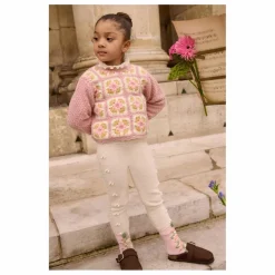 Enfant Louise Misha Pulls, Gilets|Pull Brodé Alicia Laine |