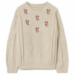garbo&friends Pull Brodé Maille Mini | Beige Outlet