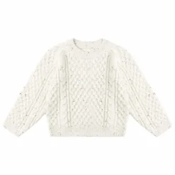 Enfant Rylee + Cru Pull Cable Chiné |