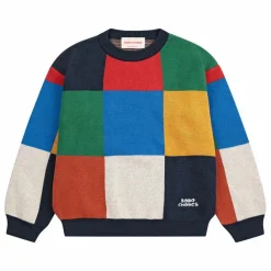 Enfant Bobo Choses Pulls, Gilets|Pulls, Gilets|Pull Carreaux Coton Bio |