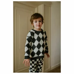 Enfant Yuki Pulls, Gilets|Pulls, Gilets|Pull Carreaux Coton Bio |
