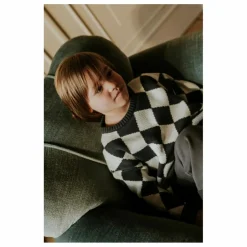 Enfant Yuki Pulls, Gilets|Pulls, Gilets|Pull Carreaux Coton Bio |