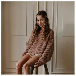 Online Yuki Pull Chunky Coton Bio | Blush