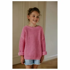 Clearance Yuki Pull Chunky Coton Bio | Rose bonbon
