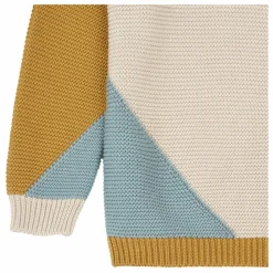 Yuki Pull Chunky Coton Bio Color Block | Beige New