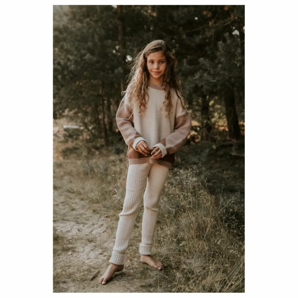 Enfant Yuki Pull Chunky Coton Bio Color Block |