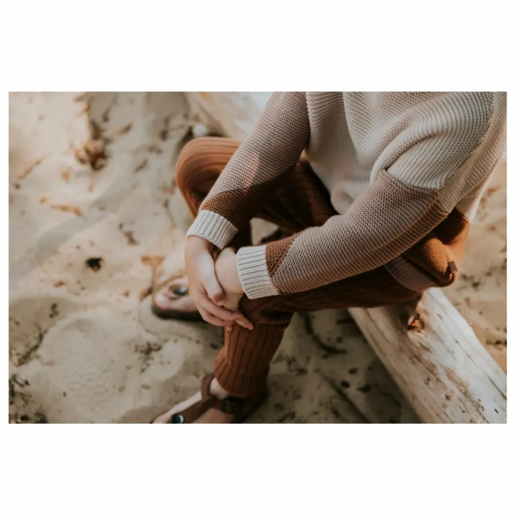 Enfant Yuki Pull Chunky Coton Bio Color Block |