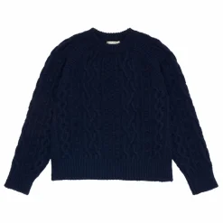 the new society Pull Classic Tirso Matières Recyclées | Bleu marine