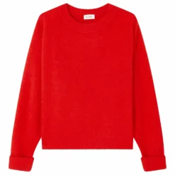 Femme American Vintage Pull Col Bateau Vitow Alpaga et Laine |