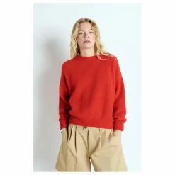 Femme American Vintage Pull Col Bateau Vitow Alpaga et Laine |