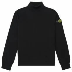 Stone Island Pull Col Cheminé | Noir Clearance