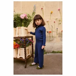 Enfant Louise Misha Pull Col Froncé Java Laine |