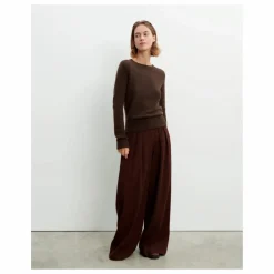 Online Bompard Pull Col Rond 4 Fils Cachemire | Chocolat