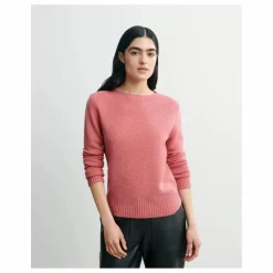 Bompard Pull Col Rond 4 Fils CachemireG58023 | Rose bonbon New