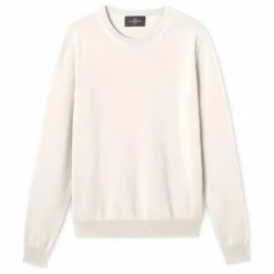 Femme Bompard Pull Col Rond Classique Cachemire |