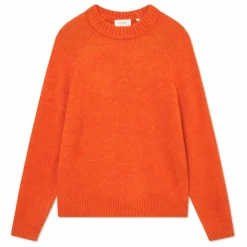 Les Deux Pull Col Rond Gilbert | Orange