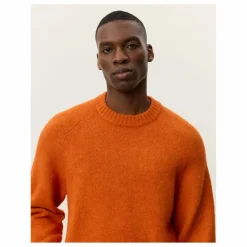 Les Deux Pull Col Rond Gilbert | Orange
