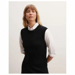 Hot Bompard Pull Col Rond Sans Manches Cachemire | Noir