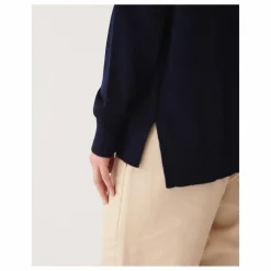 Discount Bompard Pull Col Roulé Ample Cachemire | Bleu marine