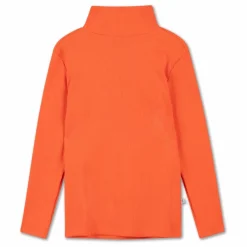 Best Repose AMS Pull Col Roulé Coton Bio | Orange