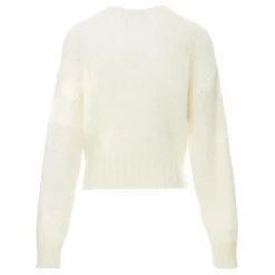 Sale Forte Forte Pull Col V Mohair | Blanc