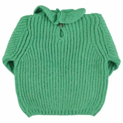 Piupiuchick Pull Col Volant Alpaga | Vert