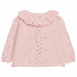 Enfant Louise Misha Pulls, Gilets|Pulls, Gilets|Pull Col Volants Elvina |