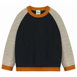 Enfant FUB Pulls, Gilets|Pull Colorblock Maille Fine Laine de Mérinos |