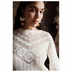 Louise Misha Pull Croisette - Collection Femme | Crème Hot