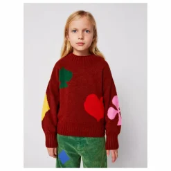 Bobo Choses Pull Cœur Laine | Rouge New