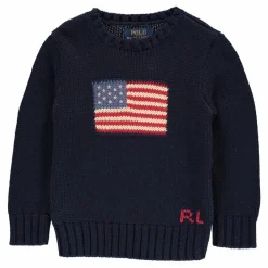 Ralph Lauren Pull Drapeau Américain | Bleu marine Hot