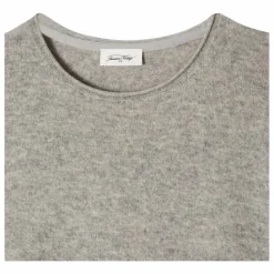 Outlet American Vintage Pull Ducksbay Laine et Cachemire | Gris chiné