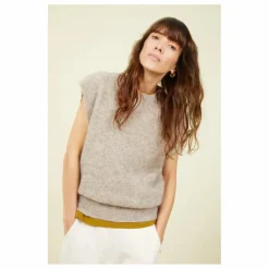 Femme SMALLABLE BASICS Pulls, Gilets|Pull Femme Sans Manches Alpaga |